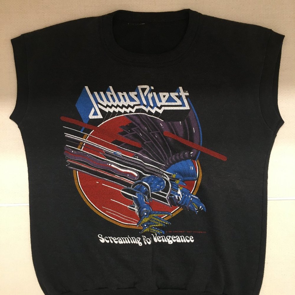 Super RARE MINT Vintage Judas Priest Screaming For Vengeance 1983